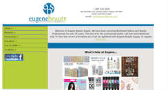 Desktop Screenshot of eugenebeauty.com