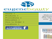 Tablet Screenshot of eugenebeauty.com